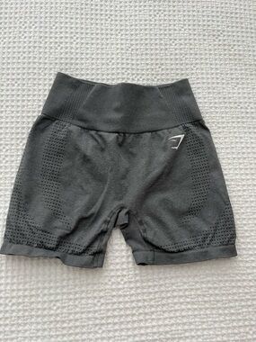 Gymshark Gray Seamless High-Rise Bike Shorts
